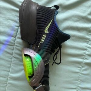 Nike Black and Green Athletic Shoes Superrep